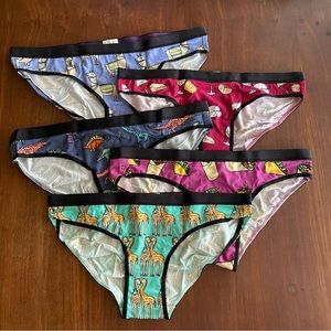 MeUndies Medium Bikini Brand New Set of 5